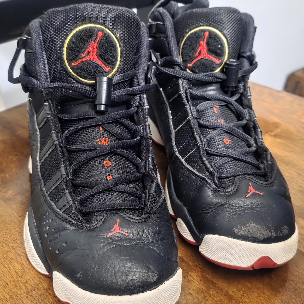 Jordan Kids Sneakers Black and Red